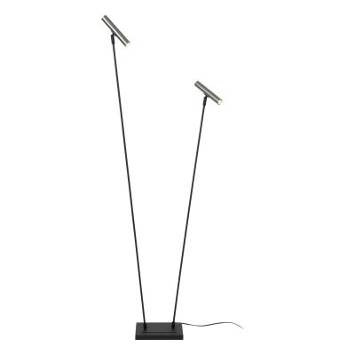 Lucide DUARTE - Floor lamp - 2xG9 - Grey iron - Vibes